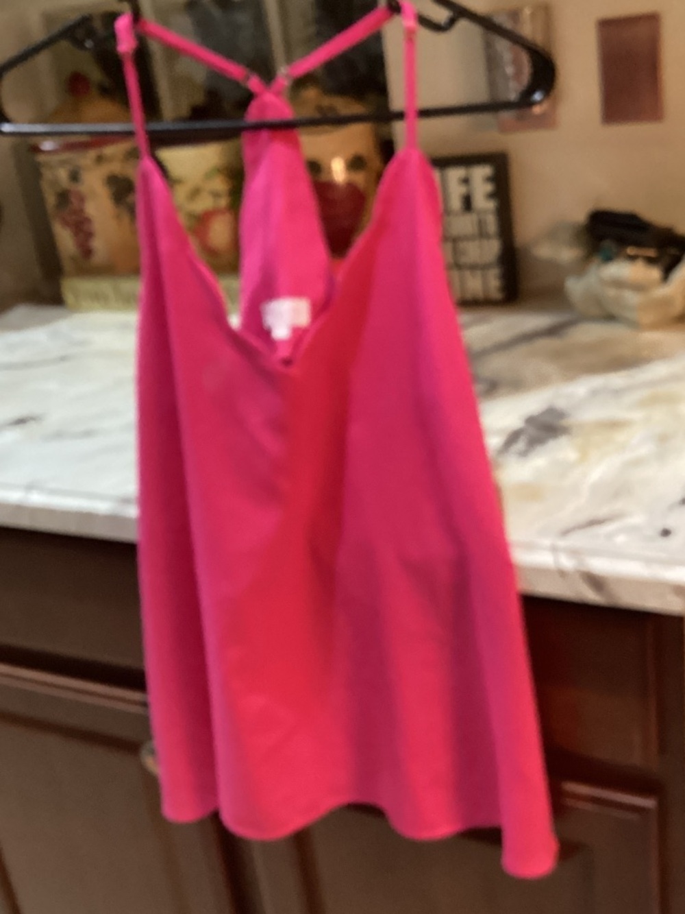 Pink Lily Hot Pink Sleeveless Tank Top
